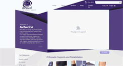 Desktop Screenshot of ammedical-egy.com
